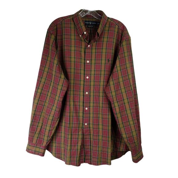 Polo Ralph Lauren Shirt Men's XL Fall Plaid LS Button Down - Picture 2 of 8